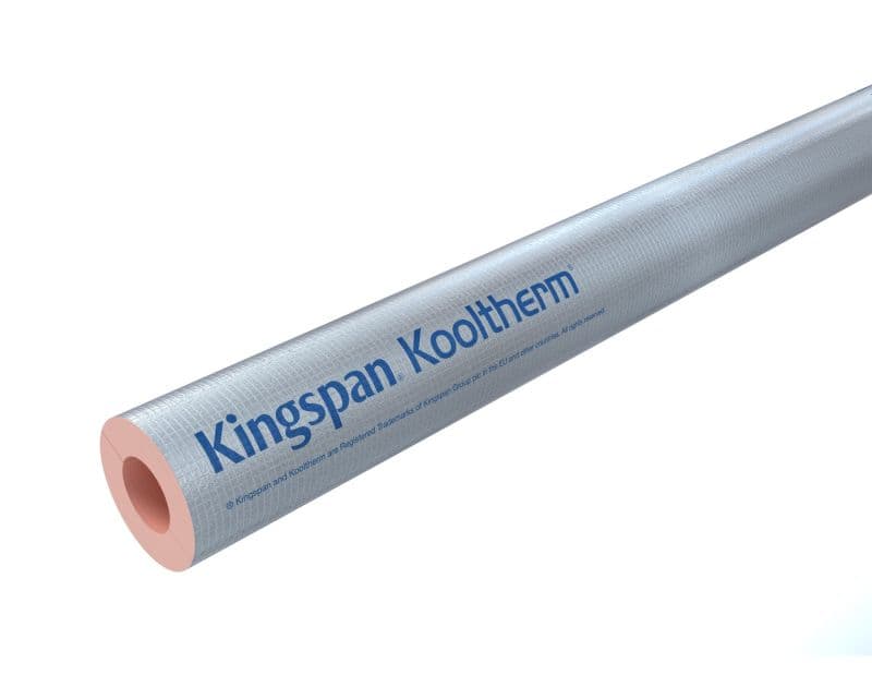 Kingspan Kooltherm Phenolic Pipe Insulation 1m Long-15mm-15mm