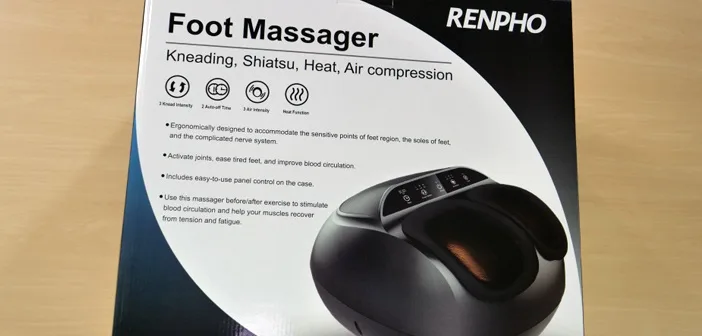 Renpho Foot Massager, with kneading, shiatsu, heat and air Compression ...