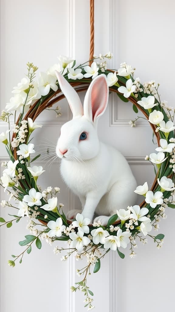 15 Adorable Easter Bunny Wreath Dollar Tree Ideas for Spring ...