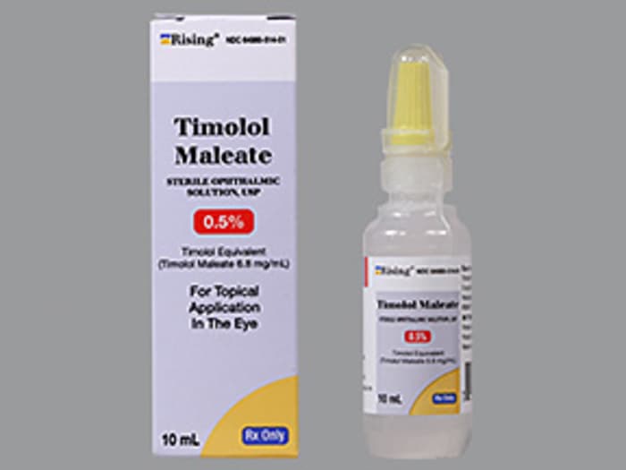 Rx Item-Timolol 0.5% Drops 10Ml By Rising Pharma Gen Timoptic