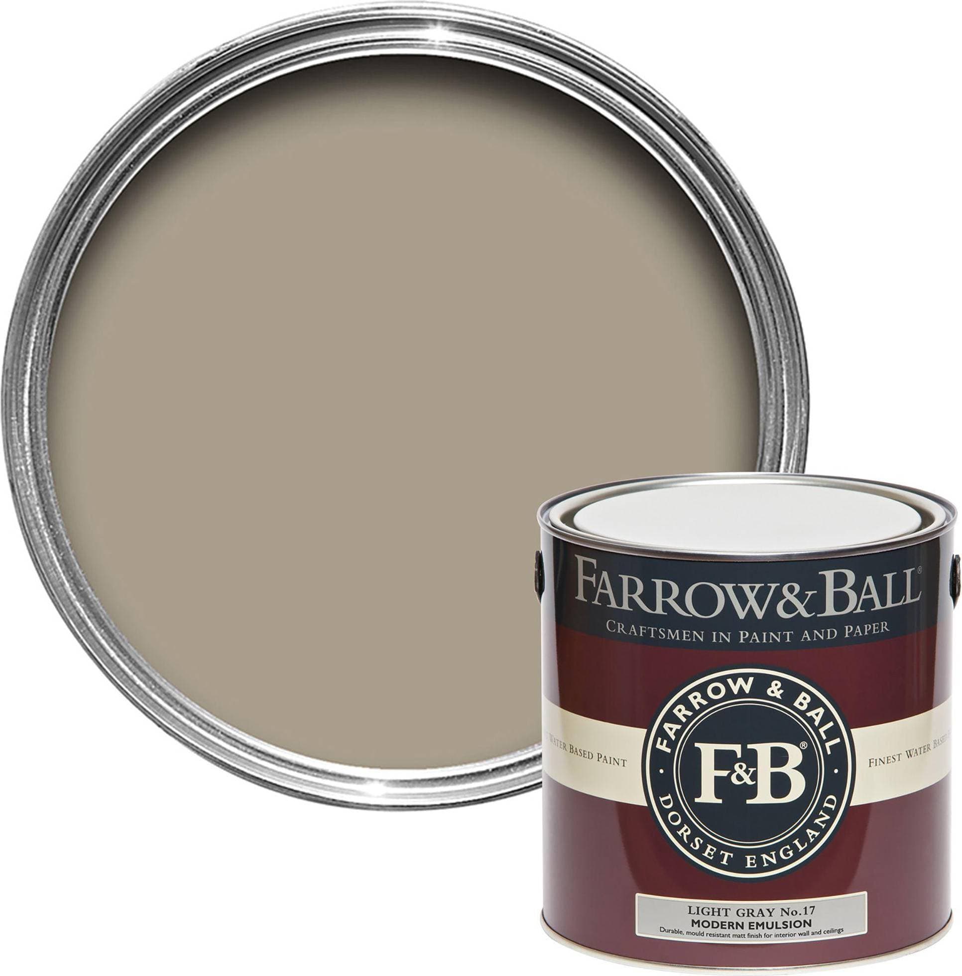 Farrow & Ball Modern Light No.17 Matt Emulsion Wall Paint, Ceiling ...