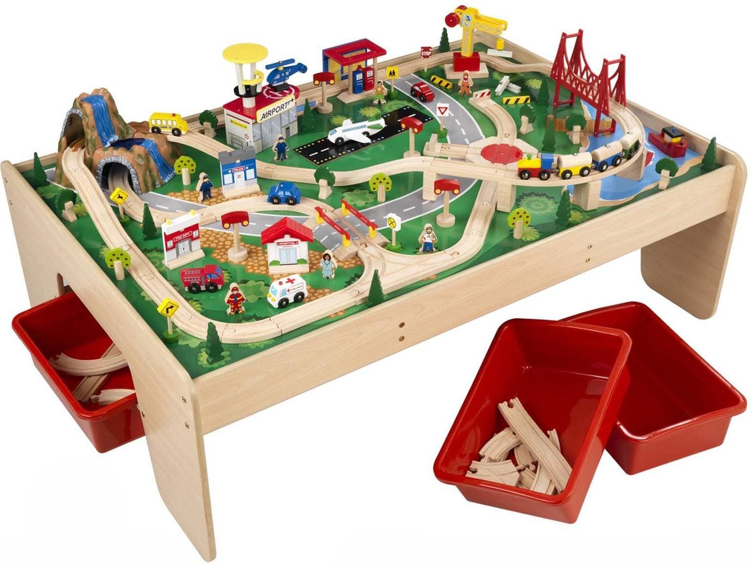 Kidkraft Waterfall Mountain Train Set & Table • Pris