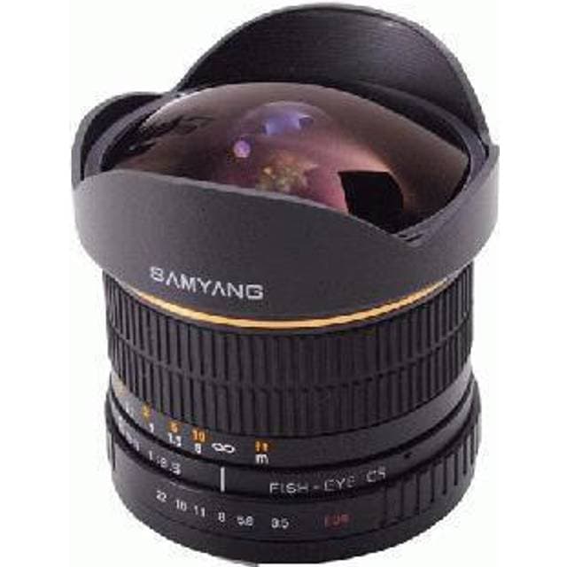 Samyang 8mm F3.5 UMC Fisheye CS II for Nikon F • Pris