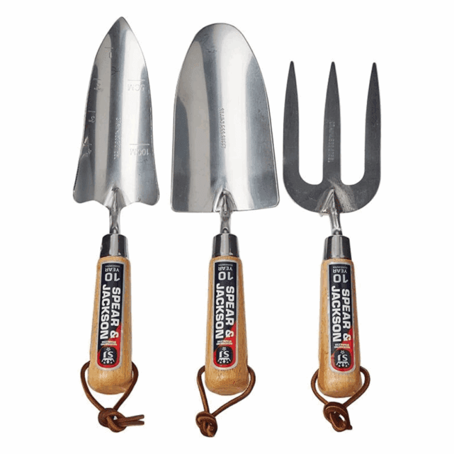 Spear & Jackson 3056GS/12 3 Piece NeverBend Stainless Hand Tool Gift ...