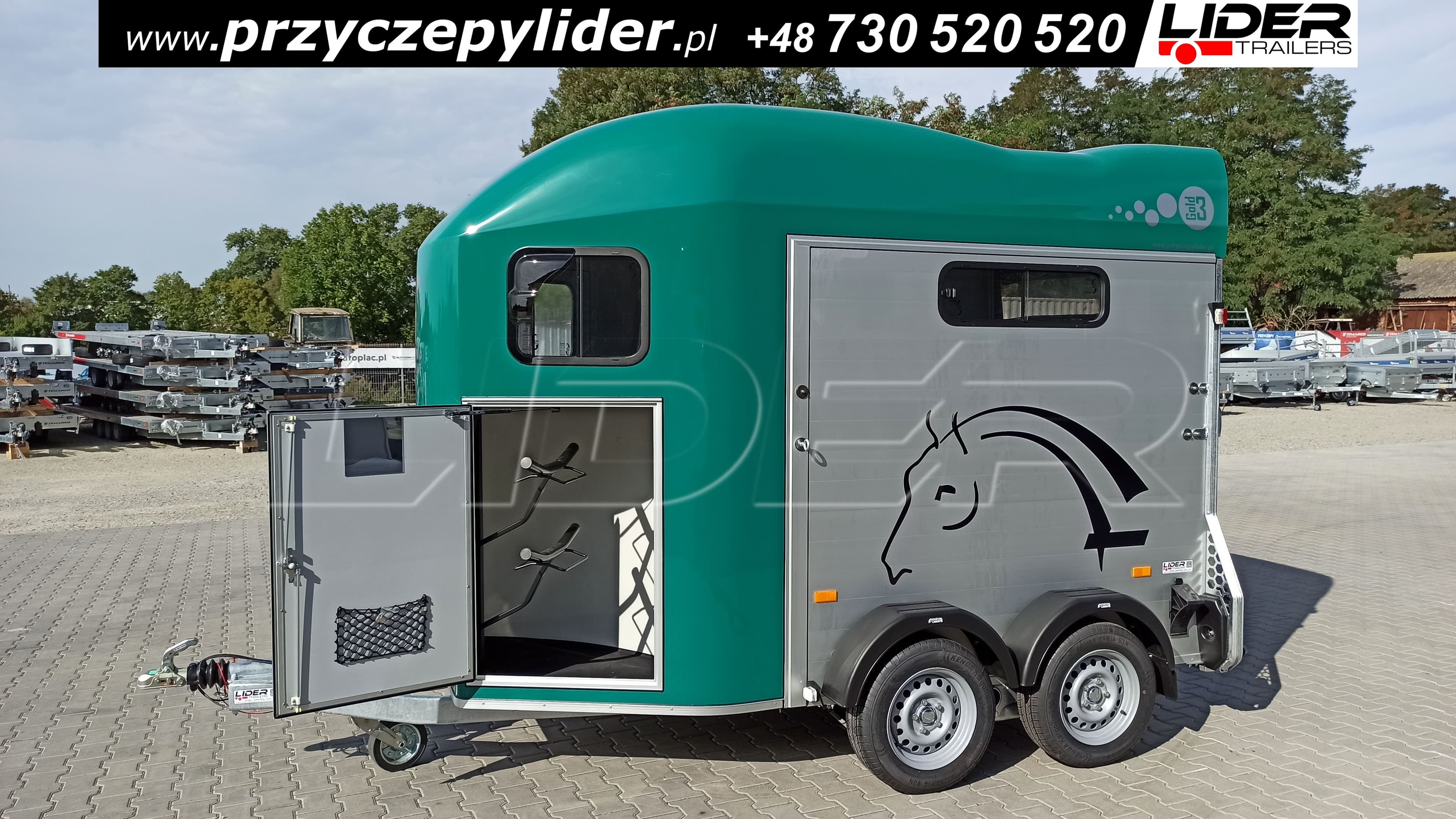 CL-30Z Cheval Liberte GOLD 3 PLUS + SIODLARNIA, podłoga ALU, ściany ALU ...