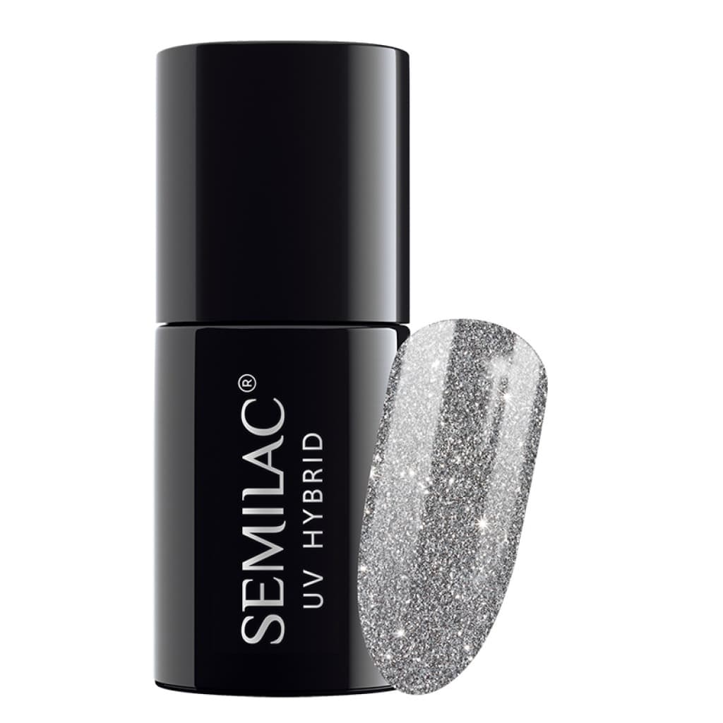 Semilac Platinum Silver 259 UV Gel Polish 7ml - Pukka Nails