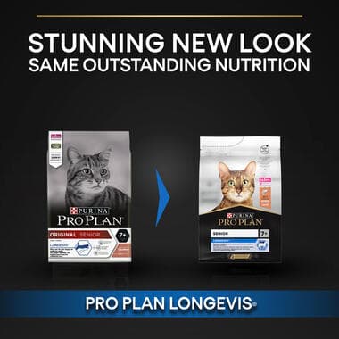 Pro Plan Senior 7+ Cat Food with Salmon | Purina Arabia