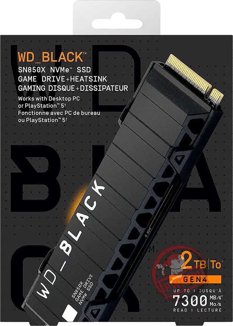 2TB WD_BLACK NVMe M.2 SSD with Heatsink - SN850X (PC / PS5)(New) | Buy ...