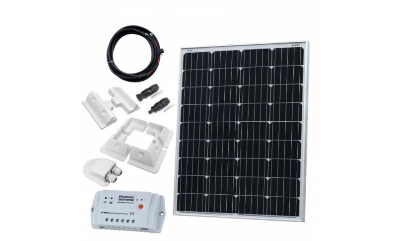 Photonic Universe 100W 12V Solar Charging Kit With 10A Solar Controller ...