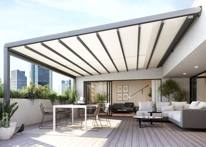 Markilux pergola stretch| 2021 - Awning System The Sun and Wet Weather ...