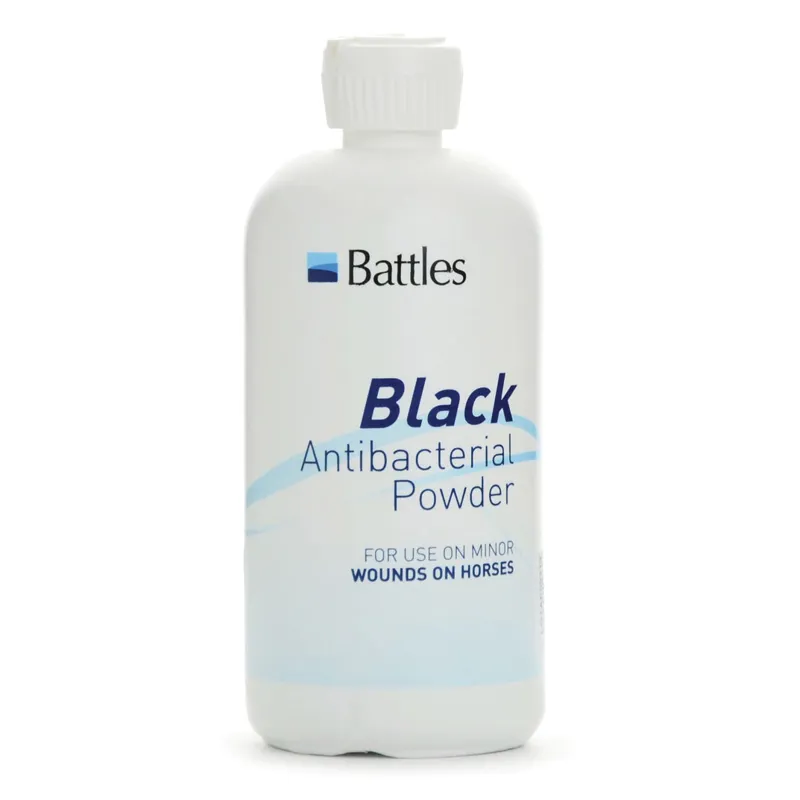 Battles Black Antibacterial Wound Powder - 125g