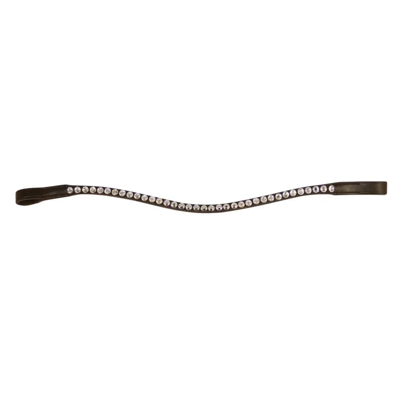 Collegiate ComFiTec Crystal Browband - Brown
