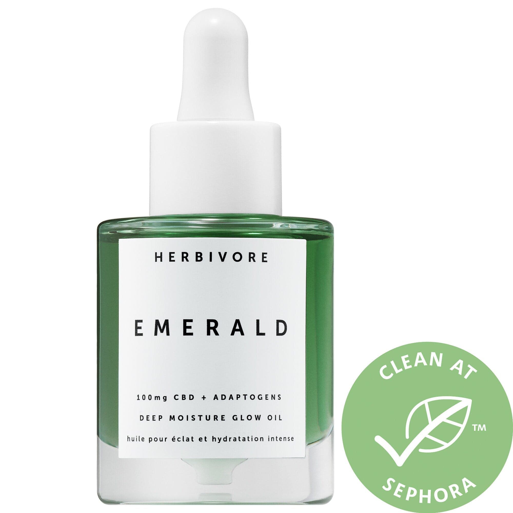 Herbivore + Emerald CBD + Adaptogens Deep Moisture Glow Oil