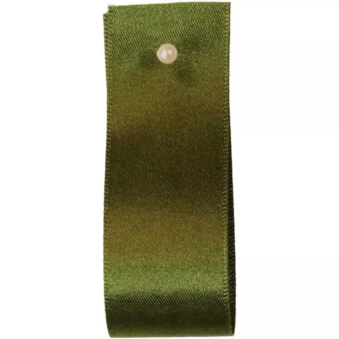 Double Satin Ribbon in Cypress by Berisfords