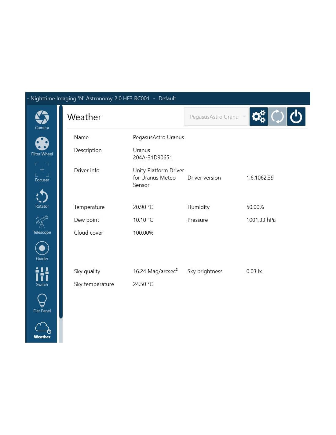 Pegasus Astro Uranus Meteo Sensor