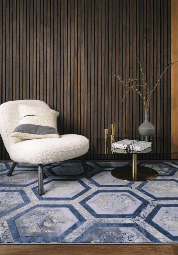 Flagship Carpets Sitting Hexagons Rug
