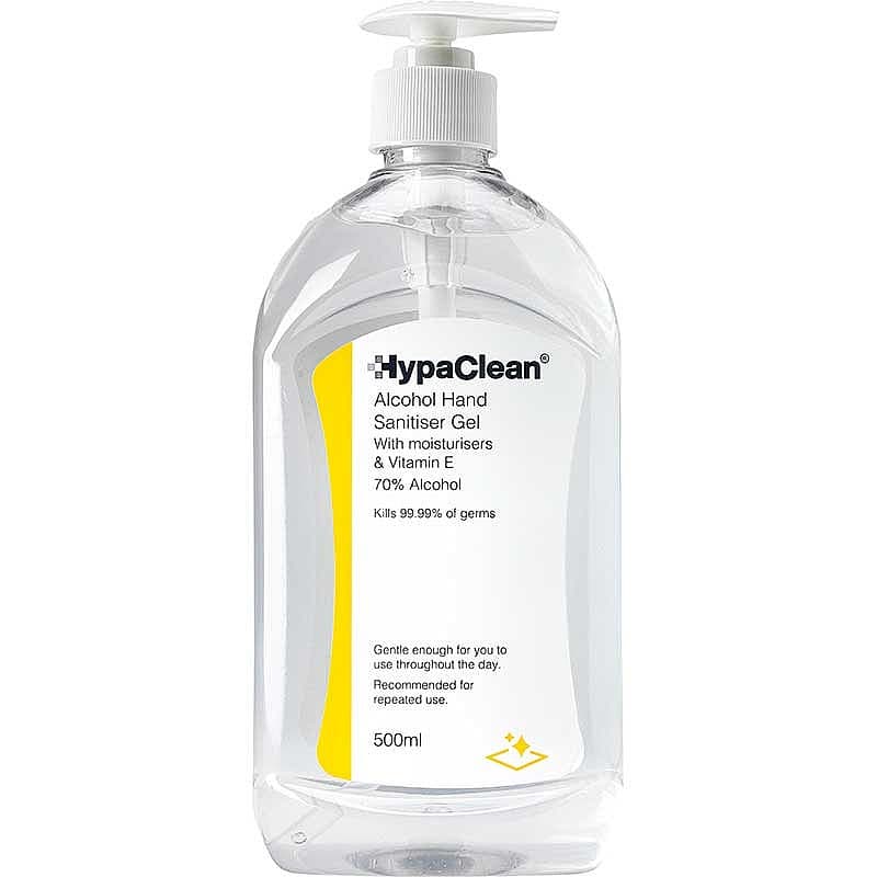 alcohol hand sanitiser gel (500ml)