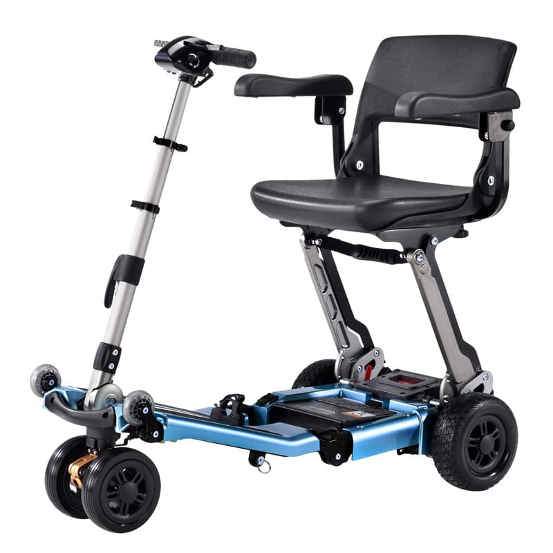 Luggie Elite Deluxe Folding Mobility Scooter | Stable, Wide Track