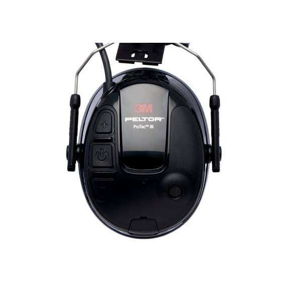 3M PELTOR ProTac III Slim Black ear muff for helmet attachment