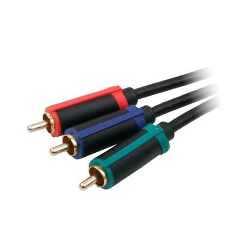 1.5m 3RCA Component Video Cable Lead RGB YUV YPbPr Red Green Blue ...
