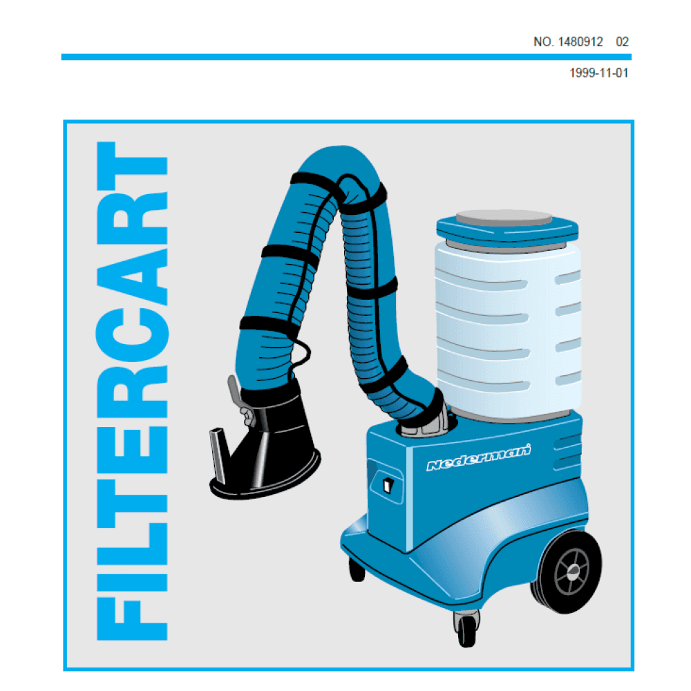 Standard Filter for Previous Model Nederman Filtercart 641 - 12600111 ...