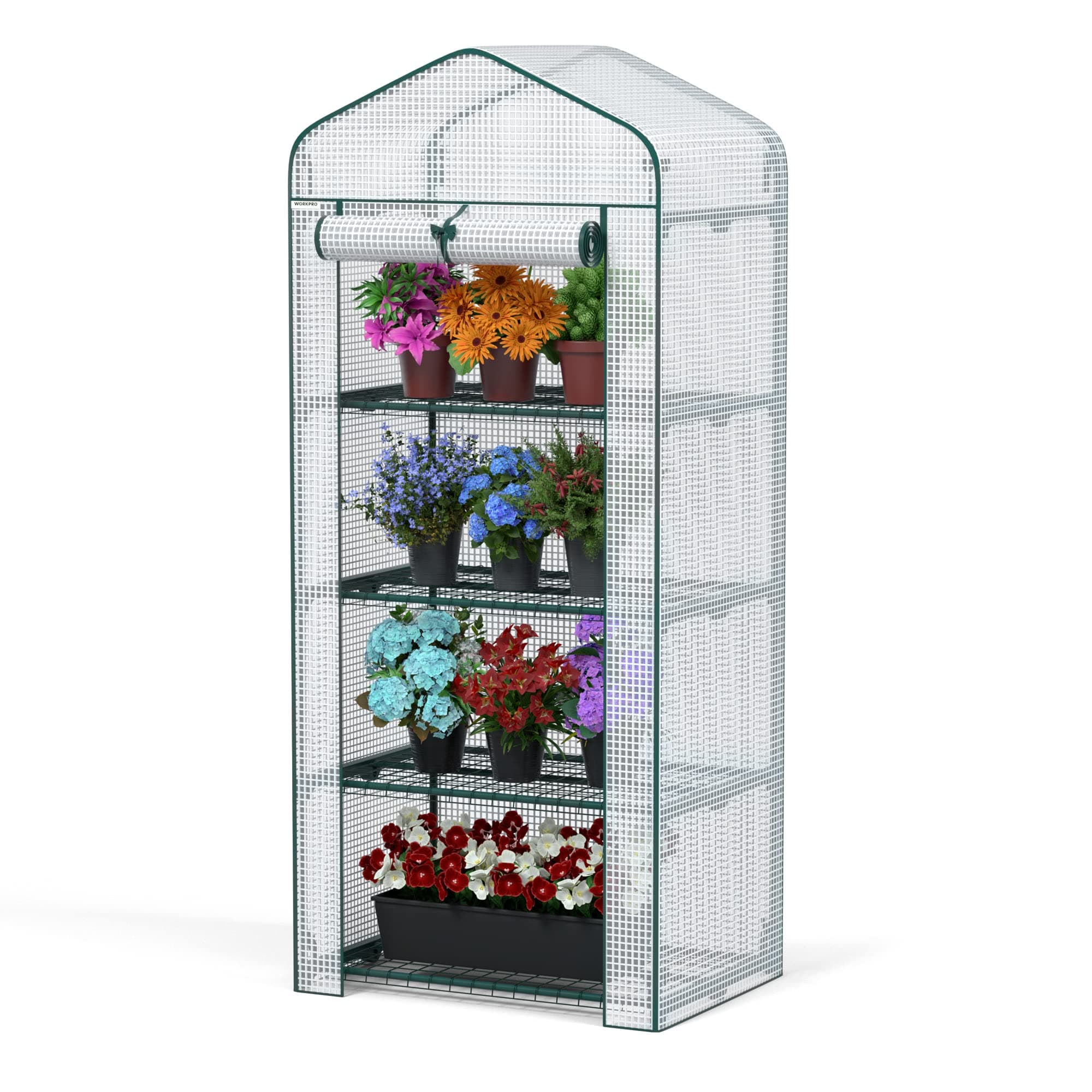 WORKPRO Mini Greenhouse, 4-Tier Portable Small Greenhouses… | Sierra ...