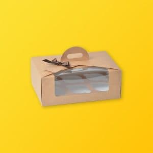 Custom Kraft Eco Friendly Cake Boxes | Silver Edge Packaging