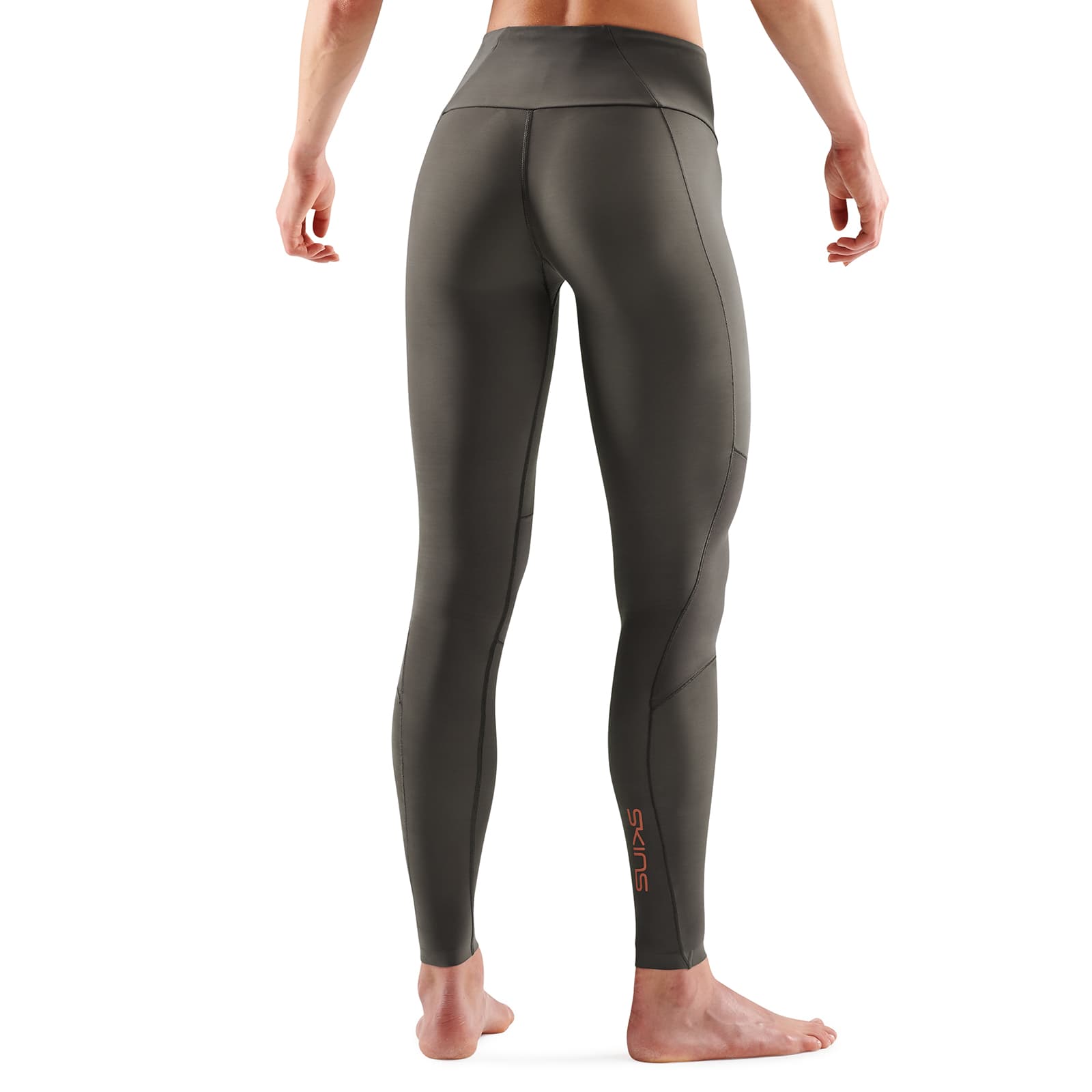 SKINS SERIES-5 WOMEN'S RECOVERY LONG TIGHTS CHARCOAL - SKINS Compression EU