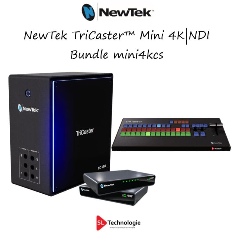 TriCaster Mini 4K|NDI NewTek CS Bundle - SL Technologie