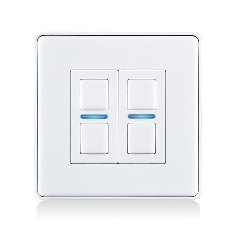Lightwave Smart Series - Smart Dimmer (1 / 2 / 3 / 4 Gang - White Metal ...