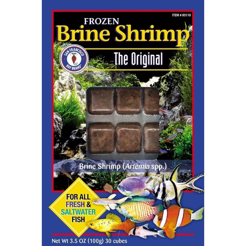 Frozen Brine Shrimp - San Francisco Bay Brand - Smart Fish Tanks