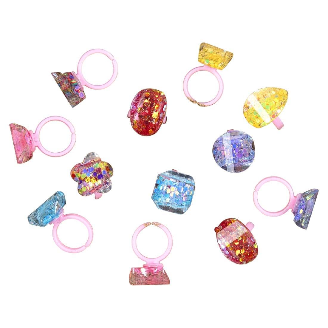 Glitter Gems Rings | Sparkling Toy Jewelry for Kids | SmileMakers®