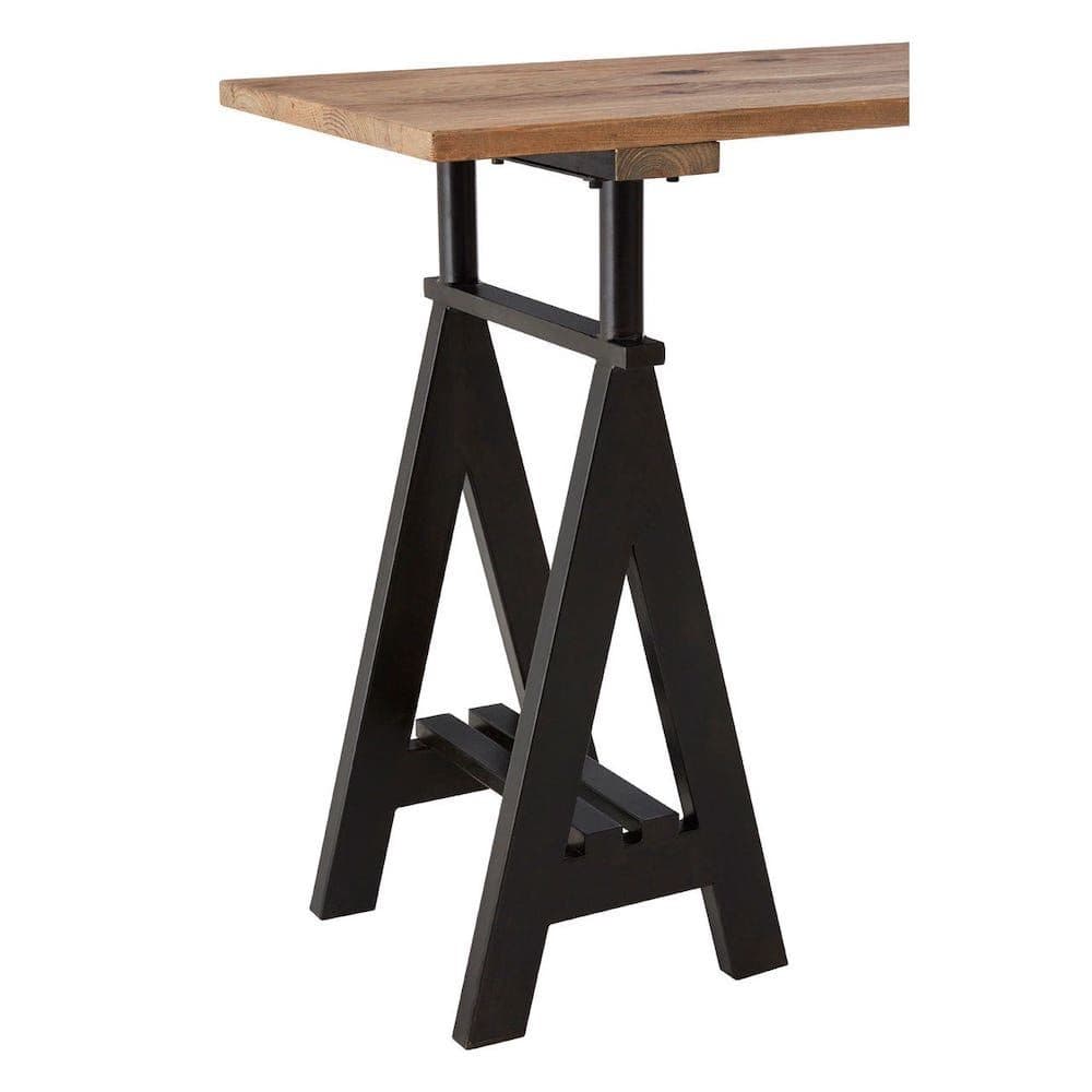Trestle Console Table - Rugged Industrial Style - Smithers of Stamford UK