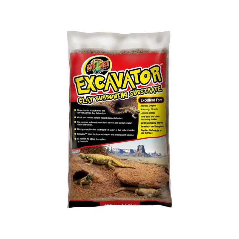 Zoo Med Excavator Clay Burrowing Substrate - 10 lbs
