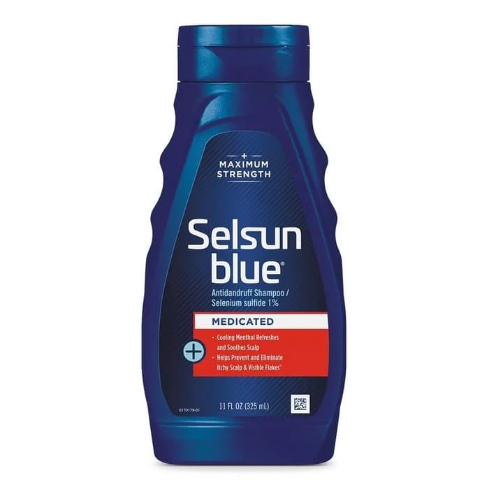 Selsun Blue Medicated Maximum Strength Anti Dandruff Shampoo 325ml (11 ...