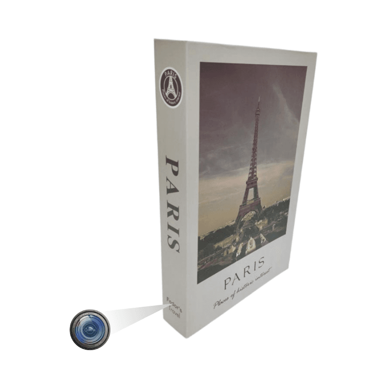 Wi-Fi Camera hidden in dummy book | SAFETRONIK - SpyProWorld.com