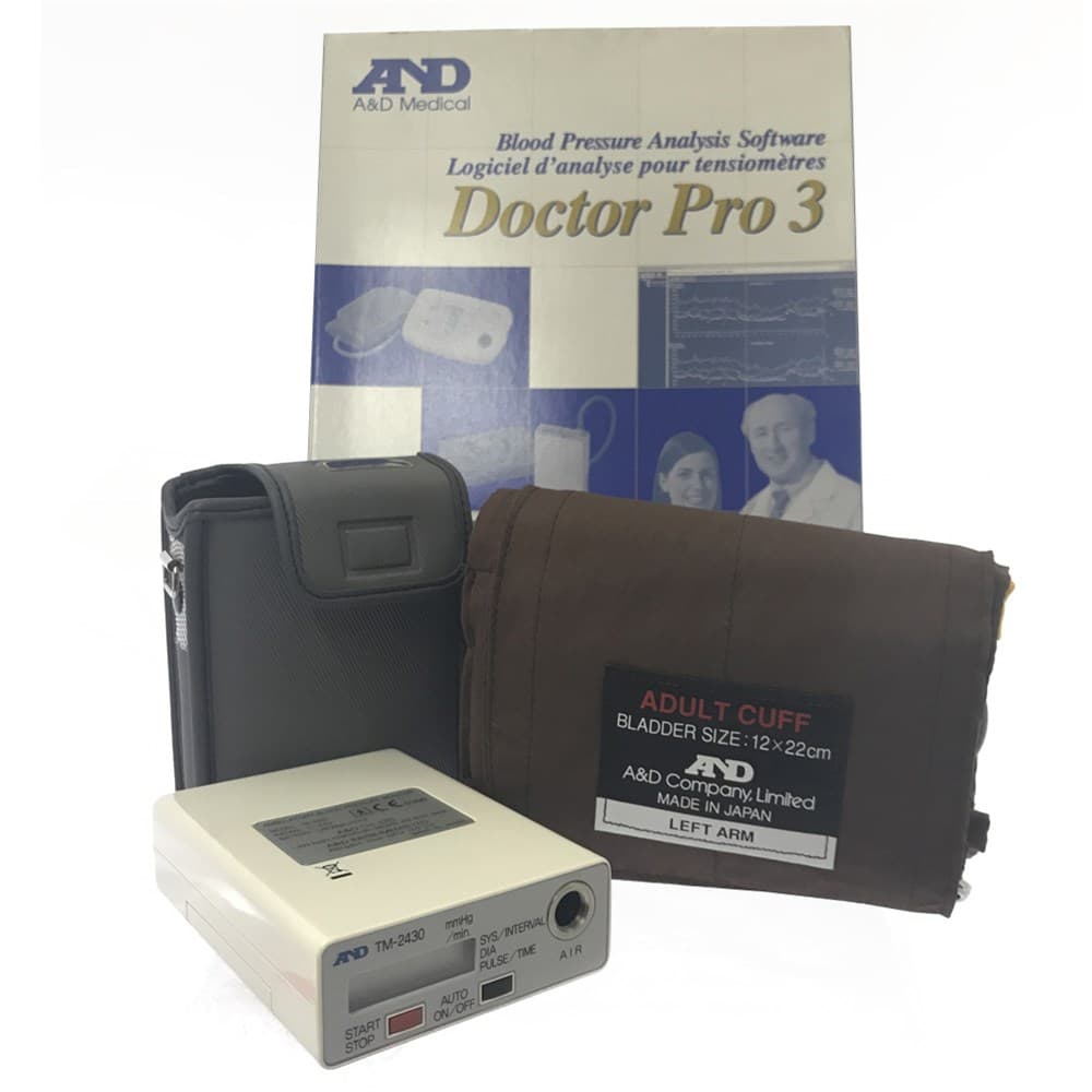 A&D 24Hr ABPM TM2430 with DrPro Software & Adult Cuff - SSS Australia ...