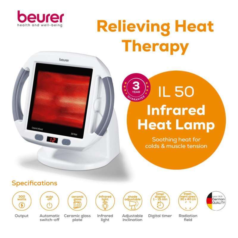 Promo Lampu Inframerah Beurer IL 50 Heat Therapy Infrared Diskon 2% di ...