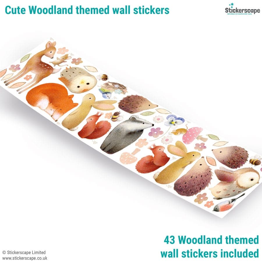 Woodland Animal Wall Stickers | Stickerscape