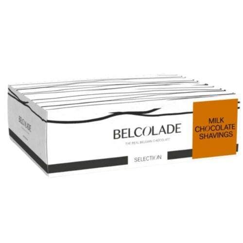 Belcolade Belgian Chocolate Shavings - Milk 3kg @ Stuff 4 Cakes