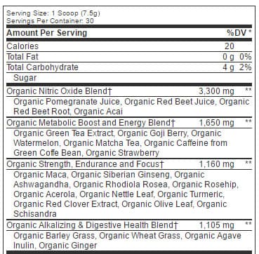 Ground-Based Nutrition Organic Preworkout Review