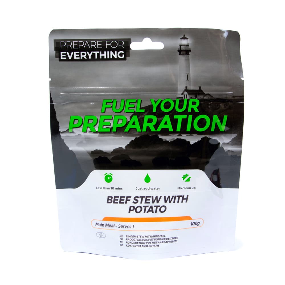 Fuel Your Preparation - Beef and Potato Stew - Freeze Dried Ready Meal ...
