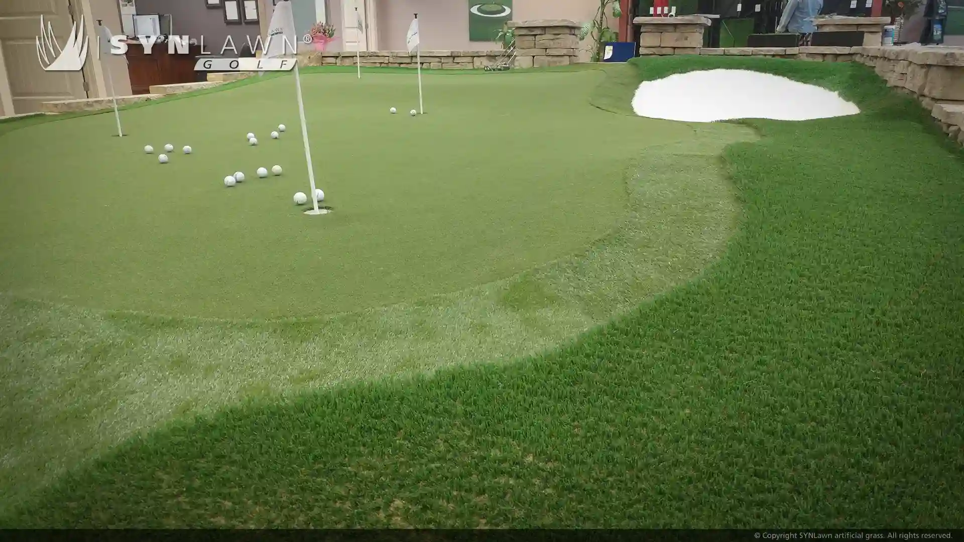 Realistic Playable Rough Turf | SYNLawn Golf