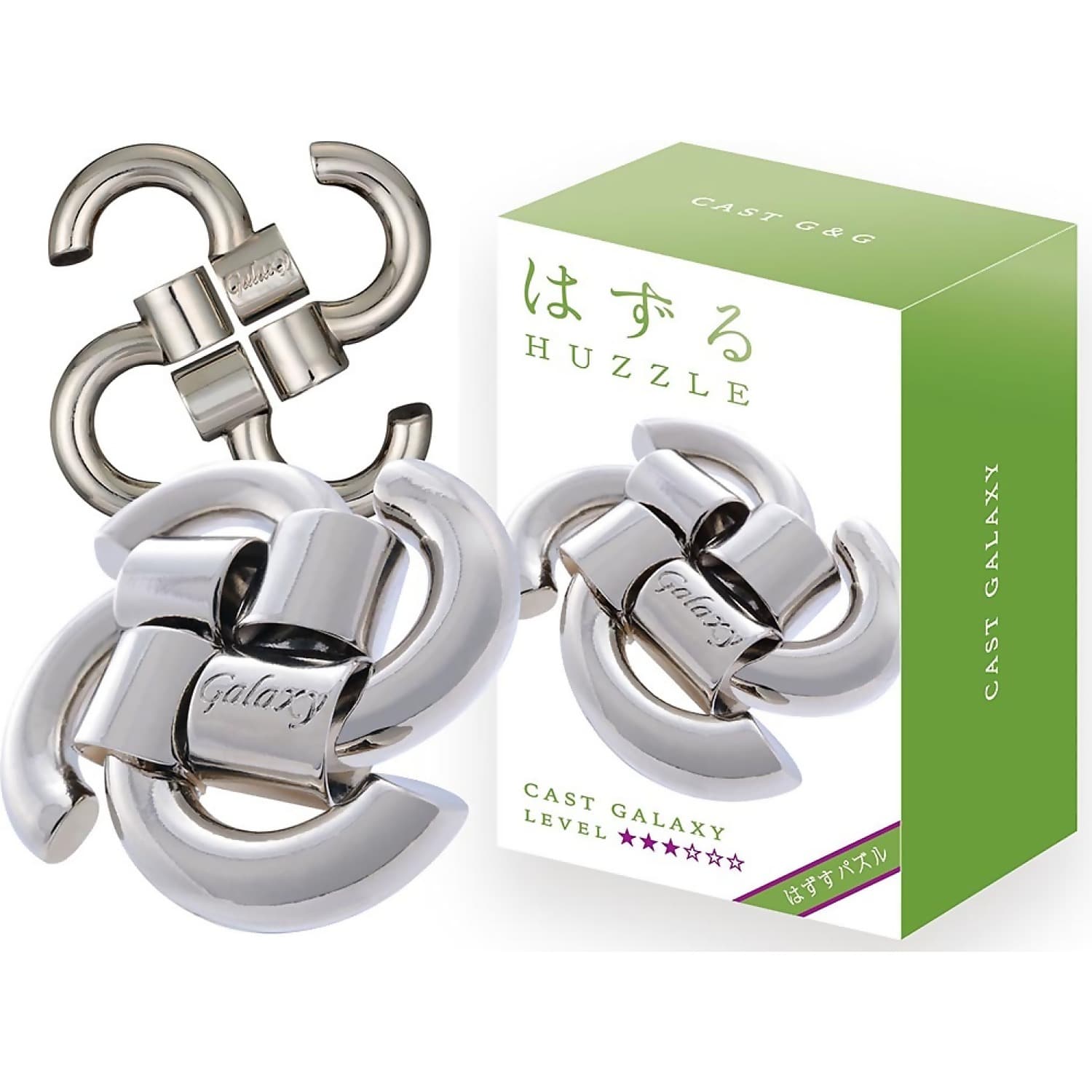 Hanayama – Huzzle Galaxy Level 3 – Cast Puzzle – Tates Toys Australia ...