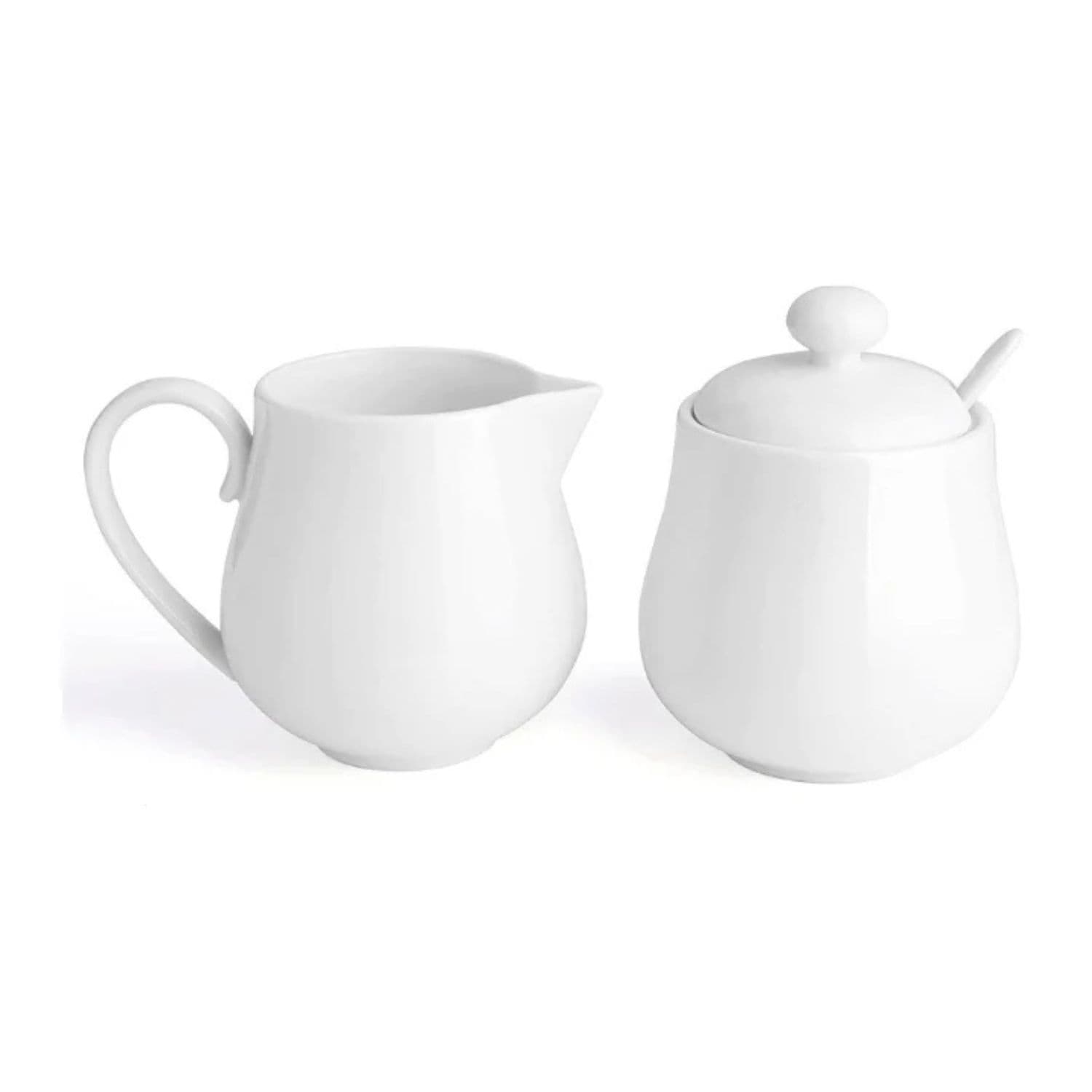 Sugar Bowl and Creamer Set: Maxwell & Williams White Basics Sugar ...