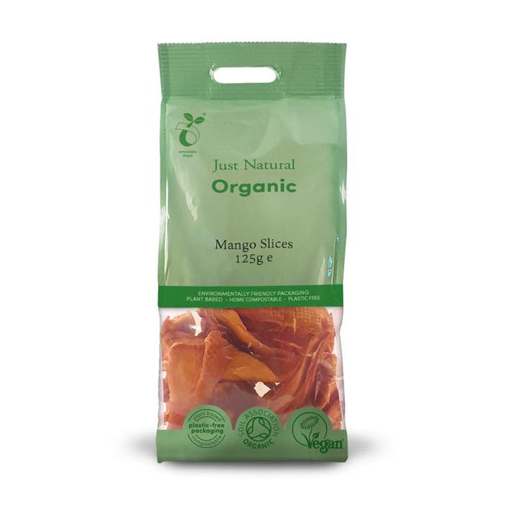 Organic Mango Slices 125g - The Health Workshop | Ashby De La Zouch