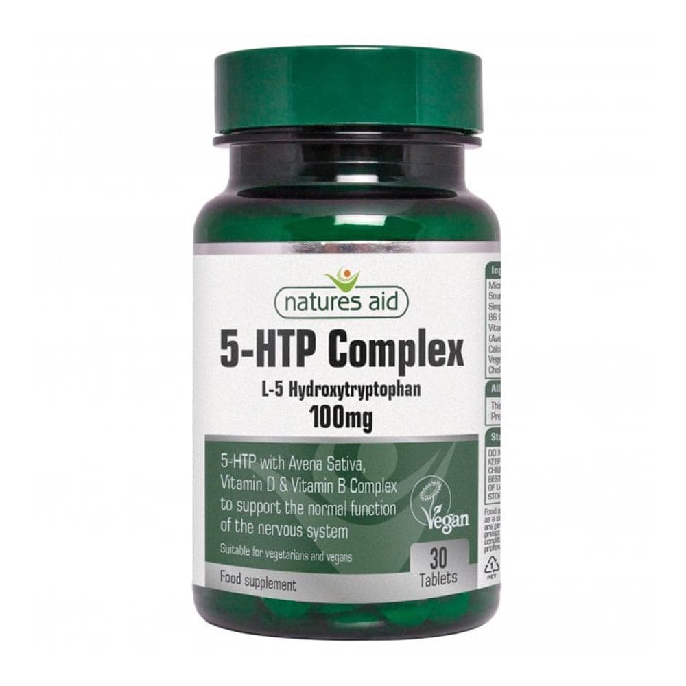 Nature's Aid 5-HTP Complex 100mg Tablets 30 - The Health Workshop ...