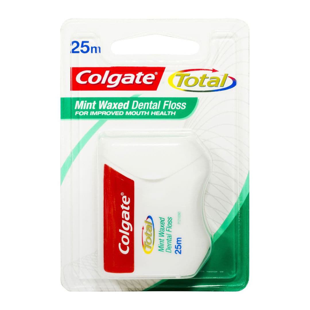 Colgate Total Mint Waxed Dental Floss