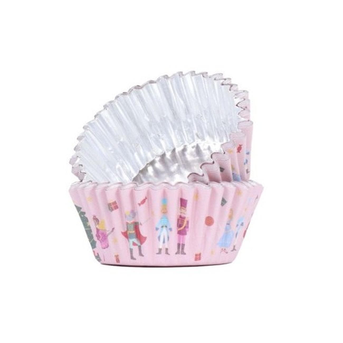 PME 30 Foil Baking Cases Christmas Nutcracker