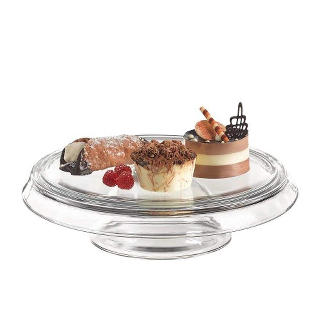 Anchor Hocking Presence 4-in-1 Cake Stand & Dome